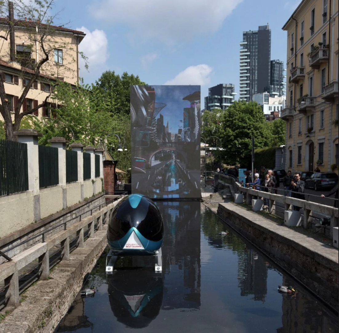 With Aqua, water returns to Leonardo’s canal locks