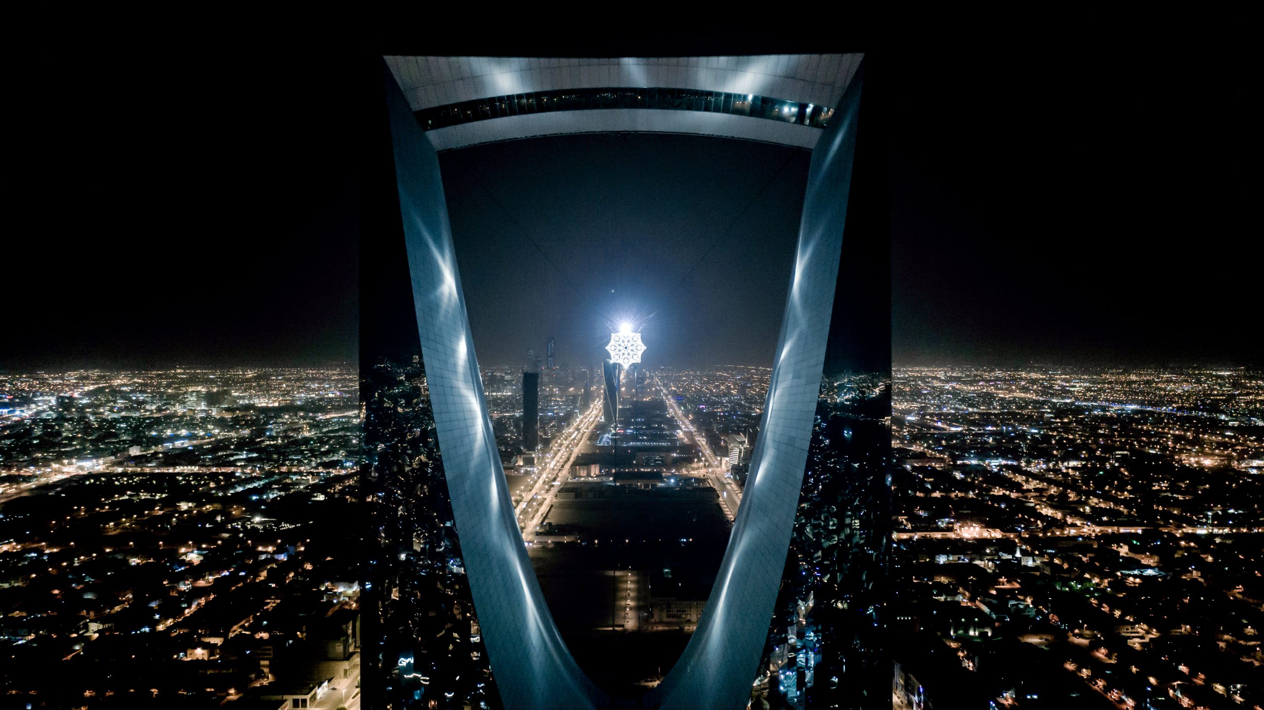 Lo spettacolo della «Light art» nelle notti di Riyad