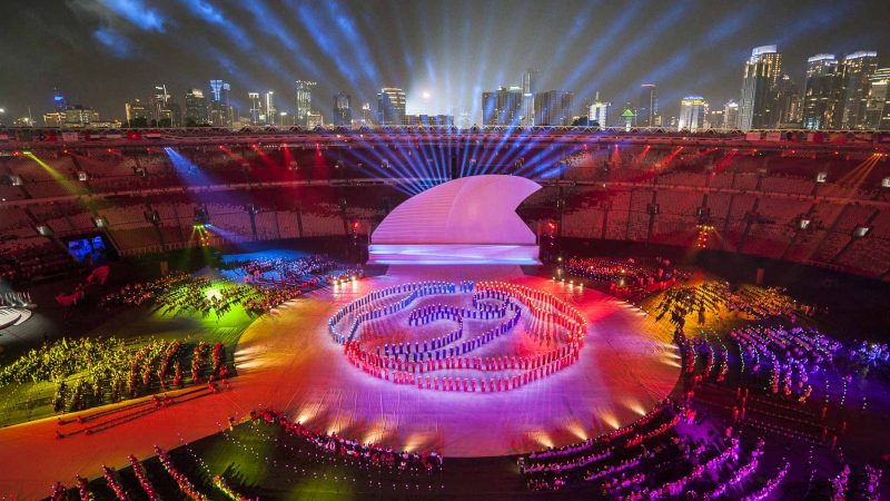 JAKARTA 2018 - 3rd ASIAN PARA GAMES OPENING CEREMONY: JAKARTA, 2018 - Olympic and Regional Games Ceremonies